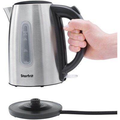 Starfrit® 1.8-Quart Stainless Steel Electric Kettle, Grey (024010-006-0000)