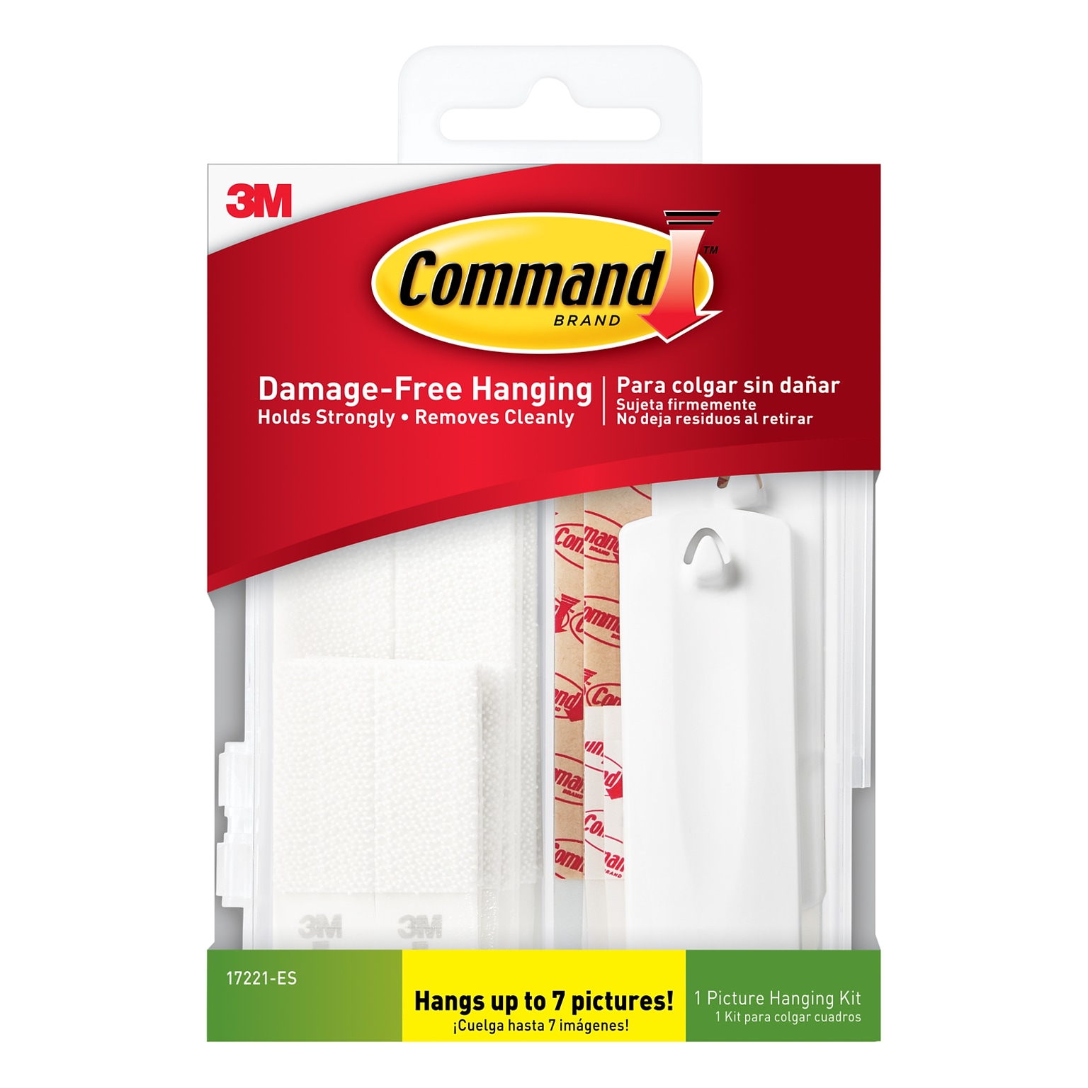 Command Assorted Hanging Kit, White, 24/Pack (17221-ES)