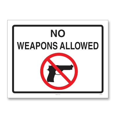 ComplyRight Weapons Law Posters, North Carolina, 11 x 8.5 (E8077NC)