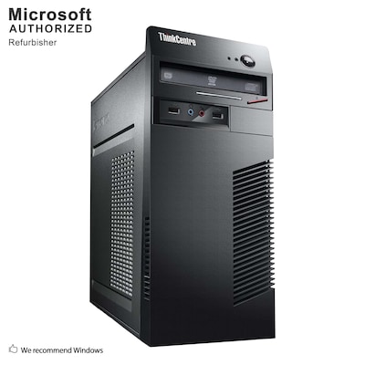 Lenovo ThinkCentre M72E Tower Refurbished Desktop Computer, Intel® Core™ i5-3570, 8GB Memory, 2TB HDD, (S18VFTLEDT02P16)