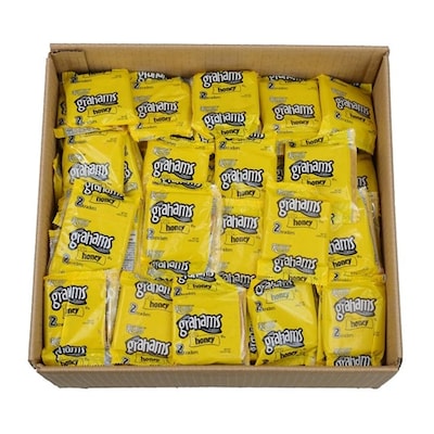Keebler Honey Grahams Crackers .49 Oz. Bags, Pack of 200 (802690)