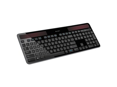 Logitech Solar K750 Wireless Keyboard, Black (920-002912) | Quill.com