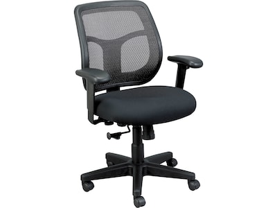 Eurotech Apollo Fabric Task Chair, Black (MT9400-BK)