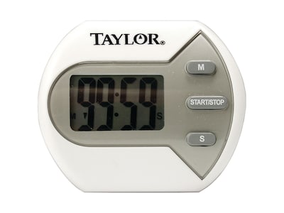 Taylor Timer, White/Silver (5806)