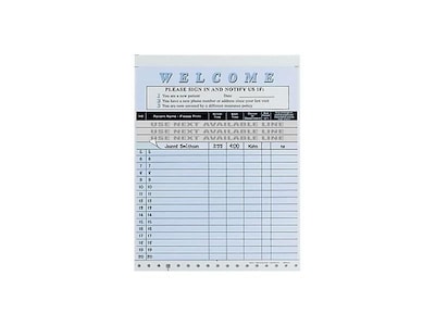 Medical Arts Press 2-Part Privacy Sign-In Sheets, 125/Pack (20315)