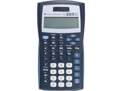 Texas Instruments TI-30XIIS 10-Digit Scientific Battery & Solar Powered Scientific Calculator, Blue