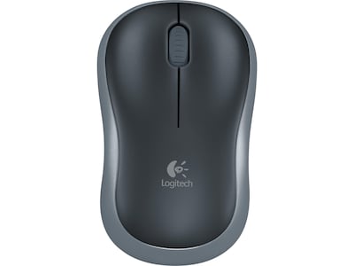 Logitech M185 Wireless Optical Mouse, Swift Grey (910-002225)