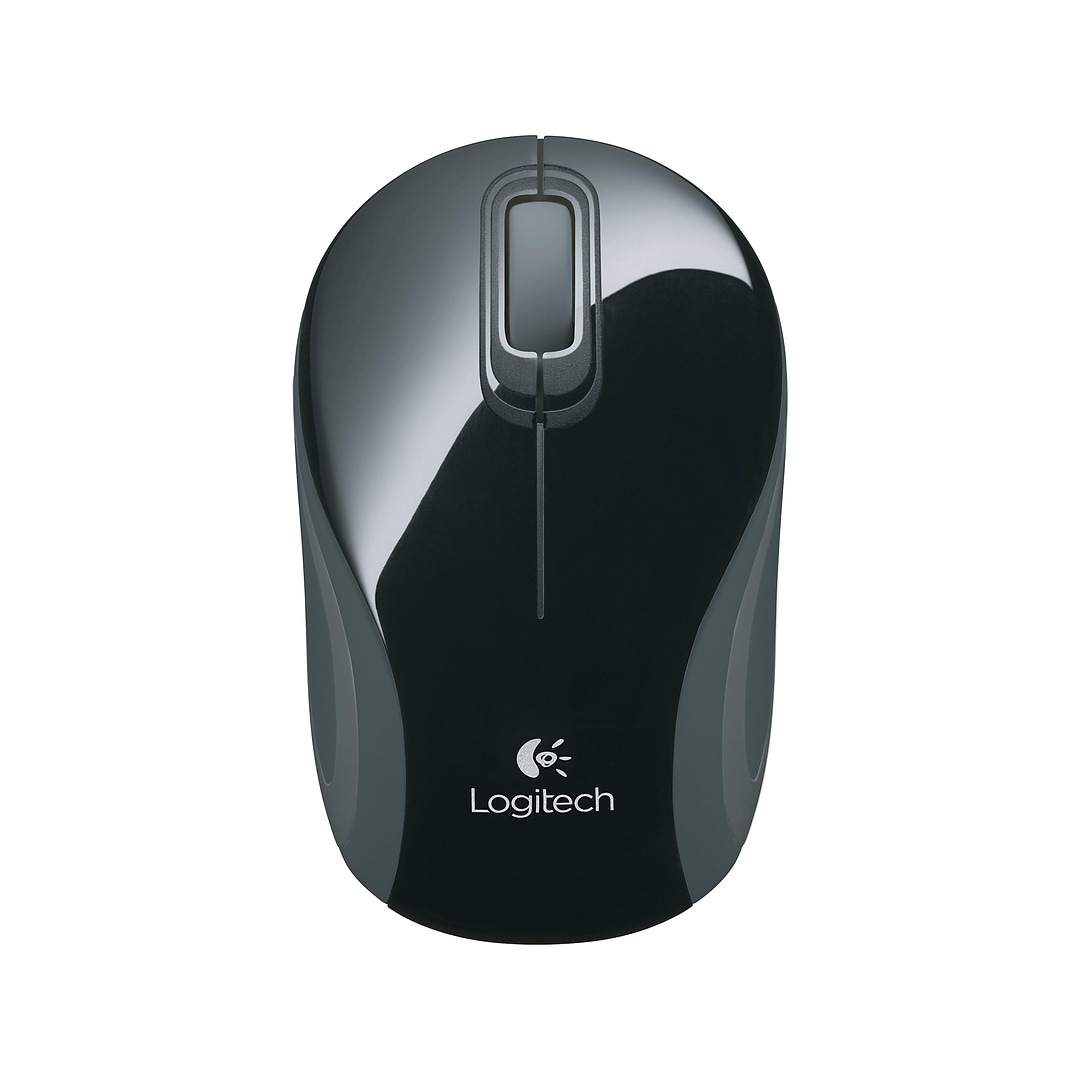 Logitech M187 Mini Wireless Optical Mouse, Black (910-002726) | Quill.com