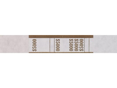 Pap-R Products Wrappers, White with Brown Print 1000/Pack (405000)
