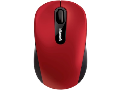 Microsoft Mobile 3600 PN7-00011 Wireless Bluetrack Mouse, Dark Red |  Quill.com