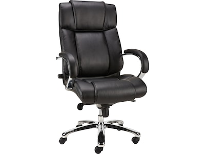 Quill Brand® Sonada Bonded Leather Computer and Desk Chair, Black (28358)