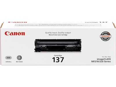 Canon 137 Black Standard Yield Toner Cartridge (9435B001AA) | Quill.com