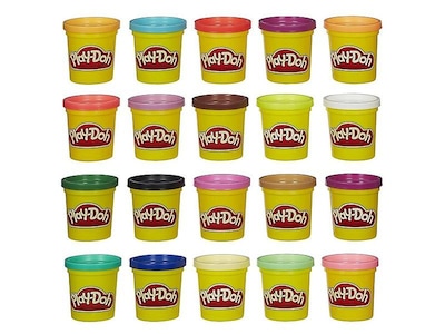 Hasbro Play-Doh Super Color Pack, 2+ Years, 20/Pack (CL342) | Quill.com