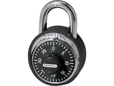 Master Lock 3-Digit Combination Padlock, 12/Pack