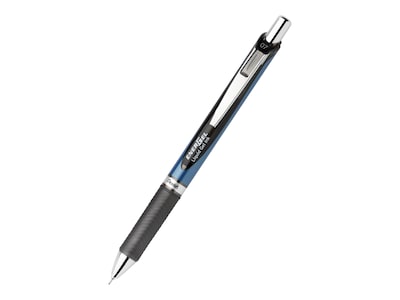 Pentel EnerGel Deluxe RTX Retractable Gel Pens, Needle Tip Medium Point, Black Ink, Dozen (BLN77-A)