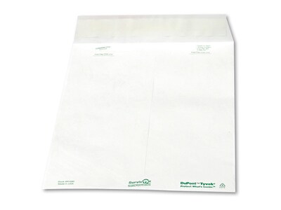 Quality Park Survivor Tyvek Self Seal Catalog Envelopes, 13 x 10, White, 100/Box (QUAR1580)