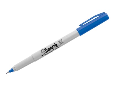 Sharpie Ultra Fine Point Permanent Marker, Blue, 12PK 37001