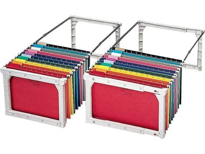 Pendaflex Folder Frames, Letter/Legal Size, Gray, 4/Carton (PFX 04444)