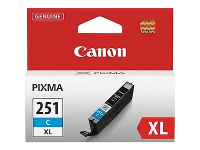 Canon 251XL Cyan High Yield Ink Cartridge (6449B001) | Quill