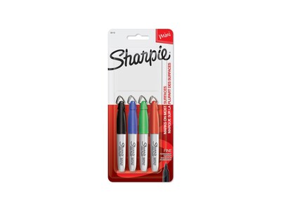 Sharpie Permanent Markers, Brush Tip, Assorted, 12/Pack (1810704