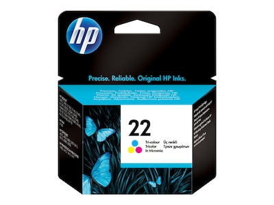 HP 22 Tri-Color Standard Yield Ink Cartridge (C9352AN#140)