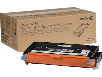 Xerox 106R01388 Cyan Standard Yield Toner Cartridge, Prints Up to 2,200 Pages (XER106R01388)