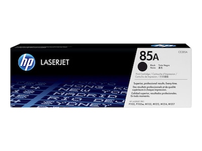 HP 85A Black Standard Yield Toner Cartridge, print up to 1600   pages