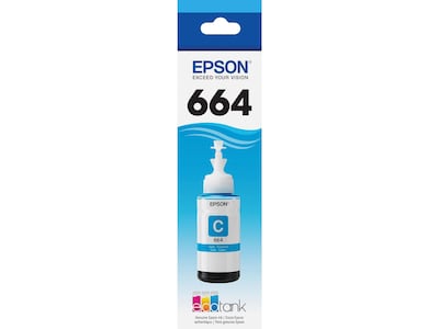 Epson T664 Cyan Ultra High Yield Ink Cartridge