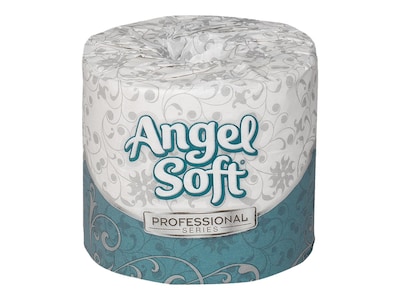 Angel Soft Professional Series Standard Toilet Paper, 2-Ply, White, 450 Sheets/Roll, 80 Rolls/Carton