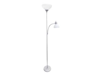 All the Rages Simple Designs 71.5 Silver Floor Lamp with Cone Shade (LF2000-SLV)