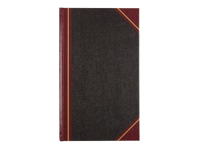 National Texhide Series Record Book, 8.75 x 14.25, Black, 150 Sheets/Book (57131)