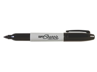 Super Sharpie Permanent Markers, Black, Pack Of 6 Markers