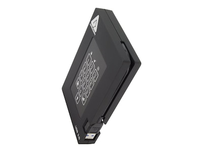 Apricorn Aegis Fortress 2TB USB 3.0 External Hard Drive, Black (A25-3PL256-2000F)