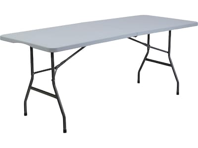 Quill Brand® Folding Table, Light Duty, 72L x 30W, White (79157)