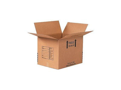 24 x 24 x 24 Deluxe Moving Boxes, ECT Rated, Brown, 10/Bundle (242424DPB)