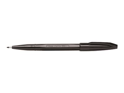 Pentel Sign Felt Pens, Fine Point, Black Ink, Dozen (S520-A) | Quill.com