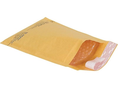 4W x 8L Peel & Seal Bubble Mailer, #000, 250/Carton (B851SSR)