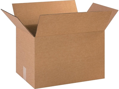 18 x 12 x 12 Standard Shipping Boxes, 32 ECT, Kraft, 25/Bundle (181212)