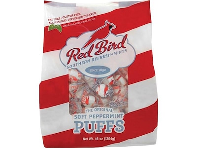 Red Bird Puffs Peppermint Mints, 46 oz., (PDM6240RWP)