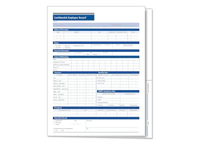 ComplyRight 1-Part Confidential Employee Record Folder, 25/Pack (A0503)