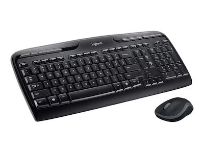 Logitech Desktop MK320 Wireless Keyboard & Mouse, Black (920-002836) |  Quill.com