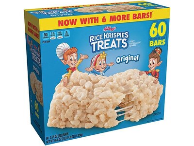Rice Krispies Treats Bars, Marshmallow, 0.78 oz., 60/Carton (KEE17120)