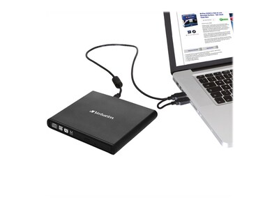 Verbatim External USB CD/DVD Writer | Quill.com