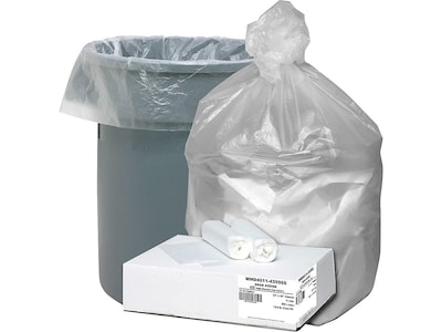 33 Gallon Trash Bags, 33 x 40, Black, 22MIC, 250 Per Case