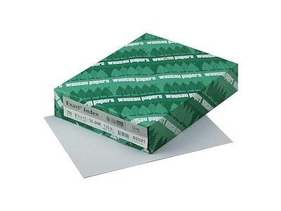 Wausau Paper 110 lb. Cardstock Paper, 8.5 x 11, Gray, 250 Sheets