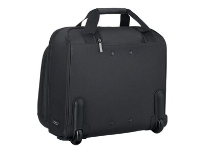 Solo New York Midtown Bryant 17.3" Polyester Rolling Laptop Bag, Black (PT136-4)