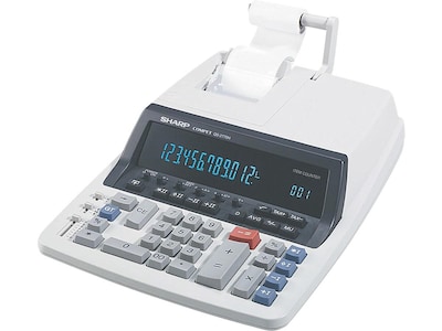 Sharp (QS-2770H) 12-Digit Desktop Calculator, White