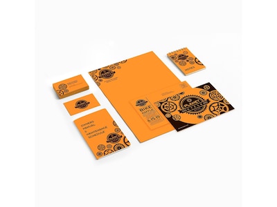 Astrobrights Cardstock Paper 65 lbs 8.5 x 11 Cosmic Orange 495481