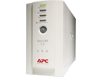 APC Back-UPS 500 Battery Backup and Surge Protector, Beige (BK500) |  Quill.com