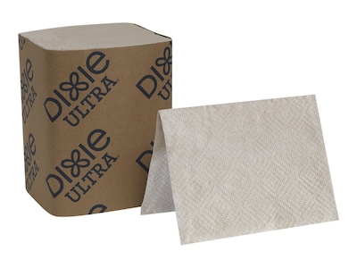 Dixie Lunch Napkin, 2-ply, Brown, 250 Napkins/Pack, 24/Carton (32019)